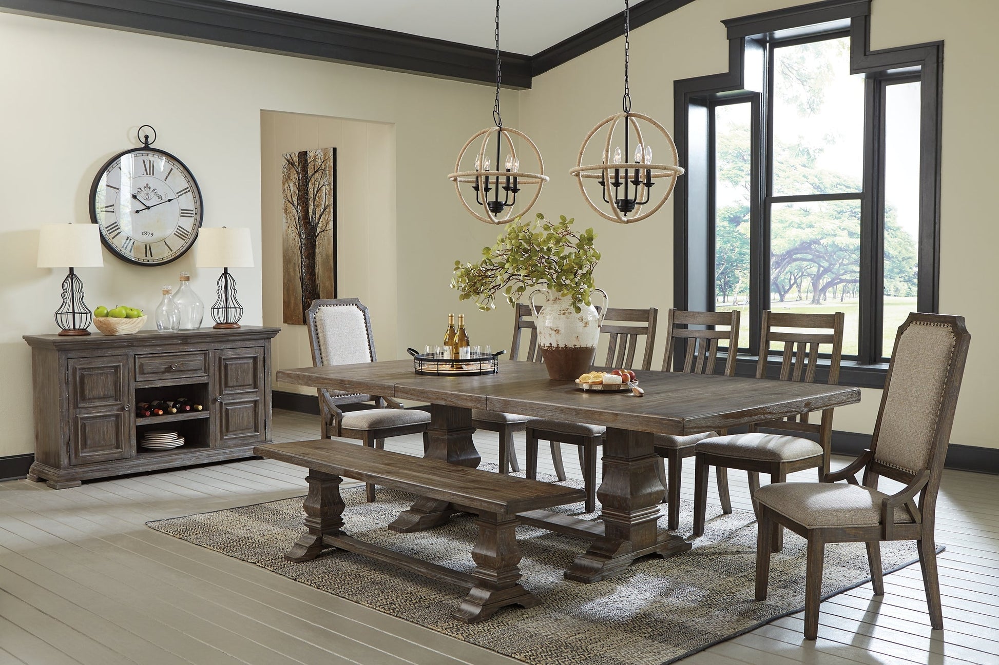 Wyndahl Dining Room Table at Towne & Country Furniture (AL) furniture, home furniture, home decor, sofa, bedding