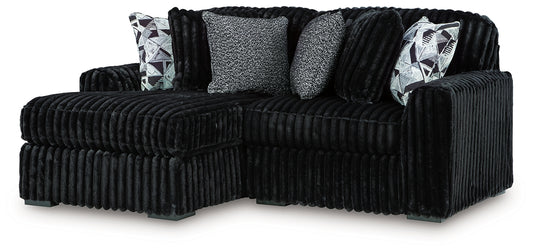 Midnight-Madness 2-Piece Sectional with Chaise