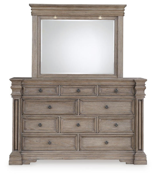Blairhurst Queen Panel Bed, Dresser, Mirror, Chest and Nightstand