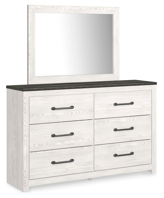 Gerridan Queen Panel Bed, Dresser, Mirror, Chest and Nightstand