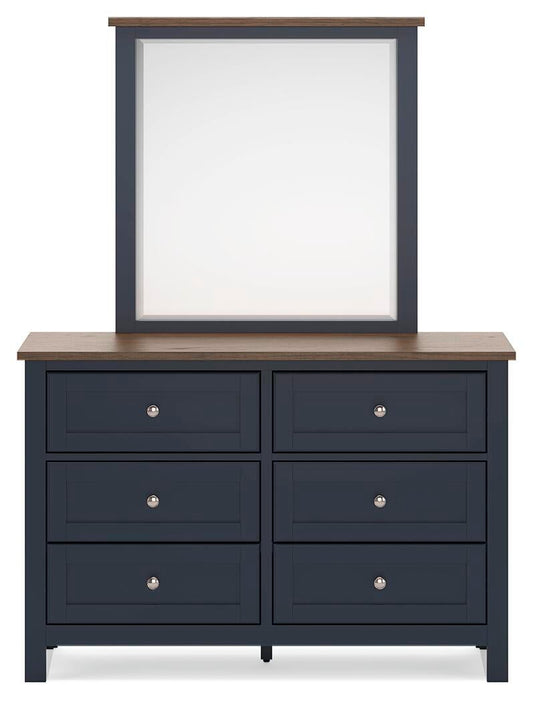 Landocken Queen Panel Bed, Dresser, Mirror and Nightstand