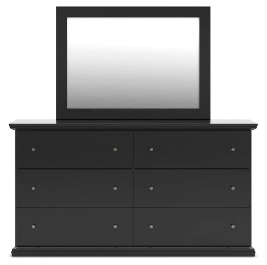 Maribel Queen Panel Bed, Dresser, Mirror and Nightstand