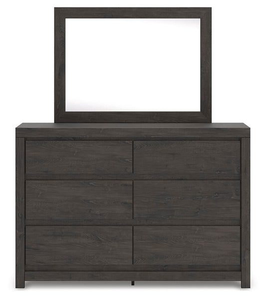 Parlayon Queen Panel Bed, Dresser and Mirror