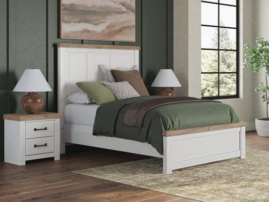 Savonport Queen Panel Bed. Dresser, Mirror and Nightstand