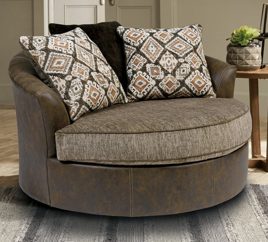Abalone Oversized Swivel Accent Chair at Towne & Country Furniture (AL) furniture, home furniture, home decor, sofa, bedding