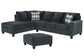 Abinger 2-Piece Sectional with Ottoman at Towne & Country Furniture (AL) furniture, home furniture, home decor, sofa, bedding