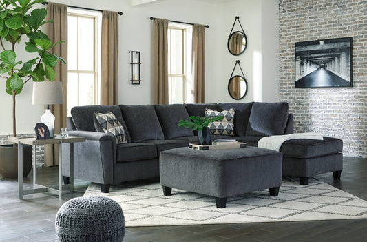 Abinger 2-Piece Sectional with Ottoman at Towne & Country Furniture (AL) furniture, home furniture, home decor, sofa, bedding