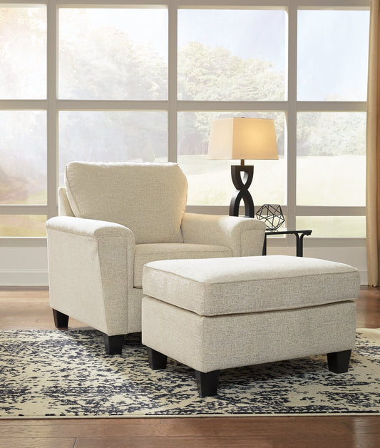 Abinger Chair and Ottoman at Towne & Country Furniture (AL) furniture, home furniture, home decor, sofa, bedding