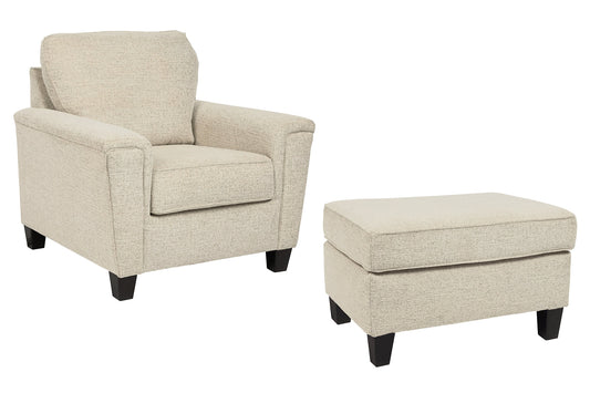 Abinger Chair and Ottoman at Towne & Country Furniture (AL) furniture, home furniture, home decor, sofa, bedding