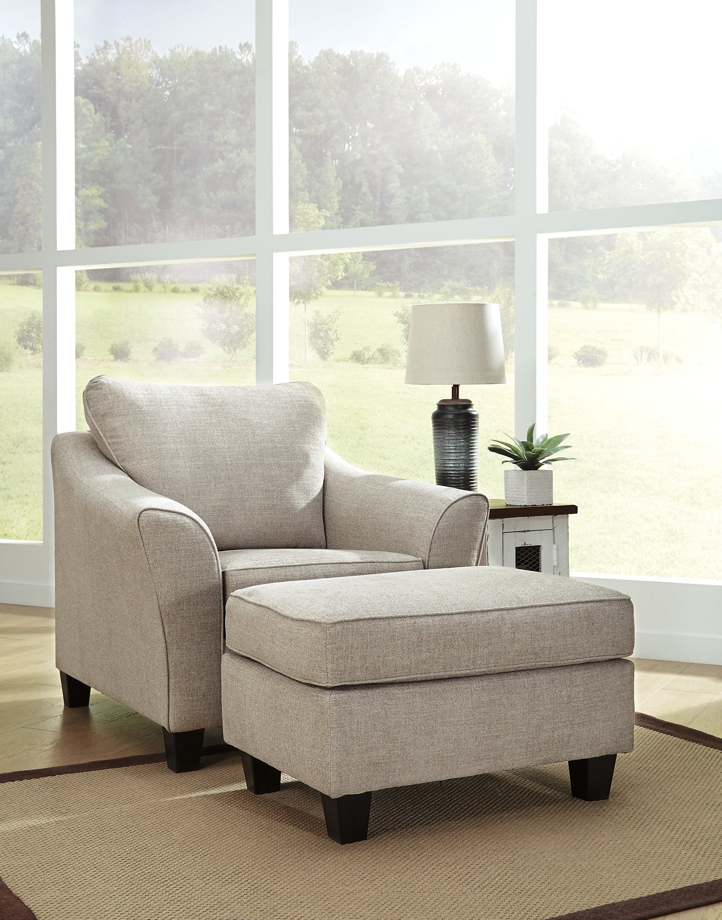 Abney Chair and Ottoman at Towne & Country Furniture (AL) furniture, home furniture, home decor, sofa, bedding