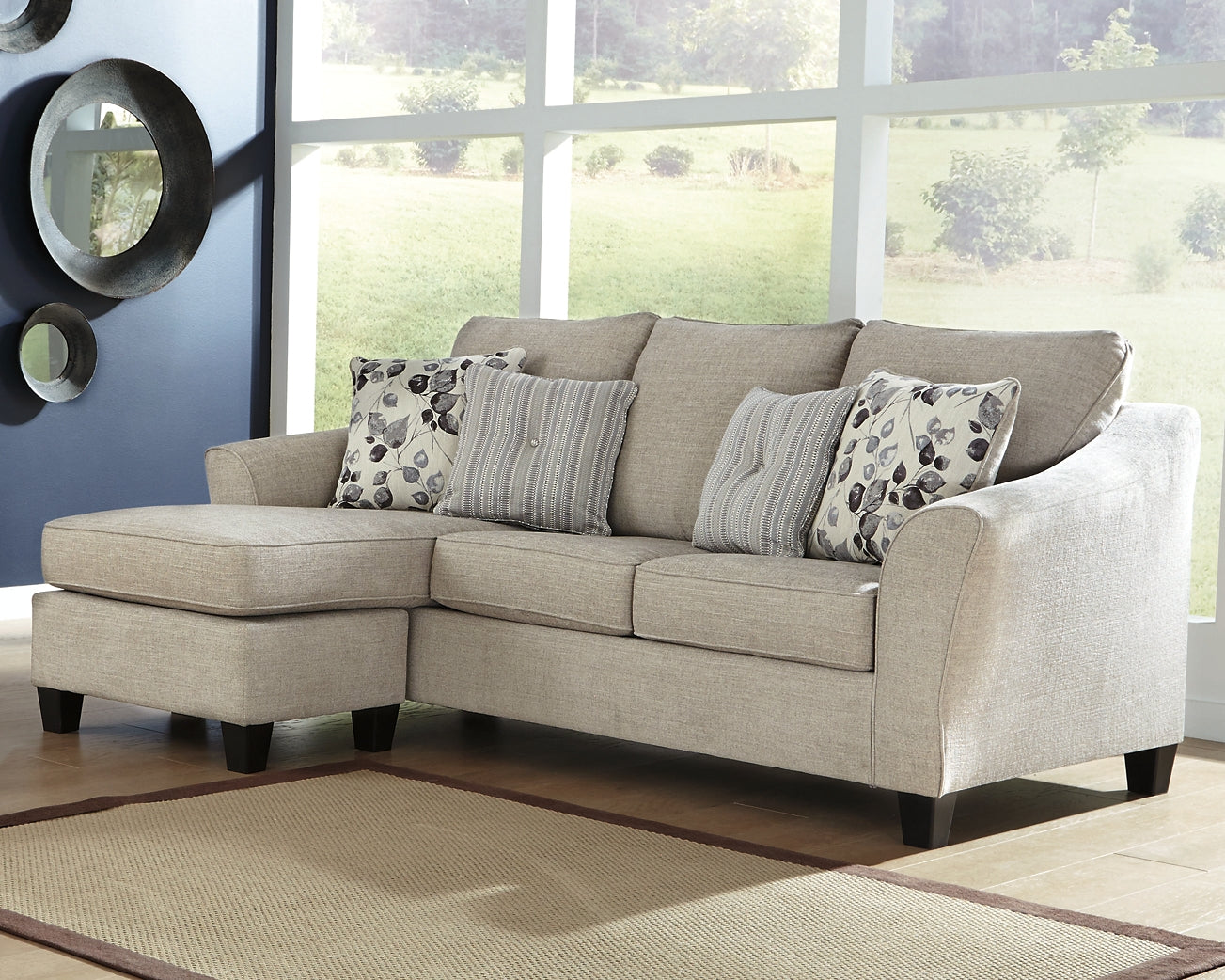 Abney Sofa Chaise, Chair, and Ottoman at Towne & Country Furniture (AL) furniture, home furniture, home decor, sofa, bedding