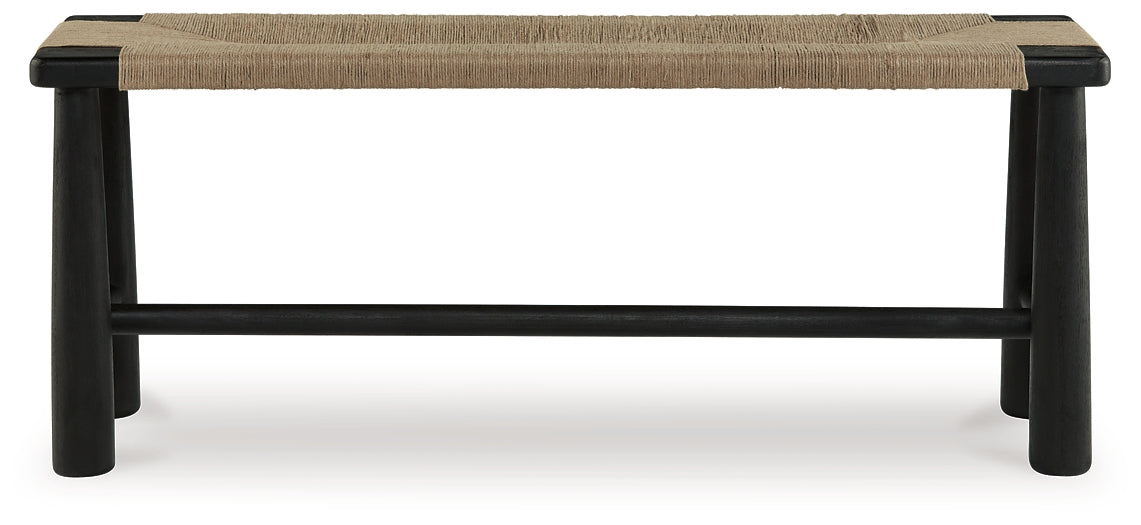 Acerman Accent Bench at Towne & Country Furniture (AL) furniture, home furniture, home decor, sofa, bedding