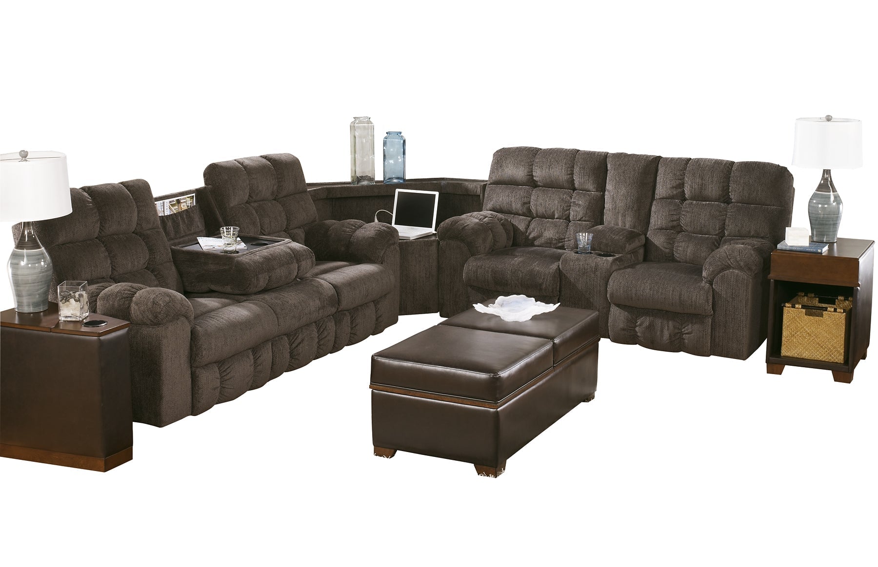 Acieona 3-Piece Reclining Sectional at Towne & Country Furniture (AL) furniture, home furniture, home decor, sofa, bedding