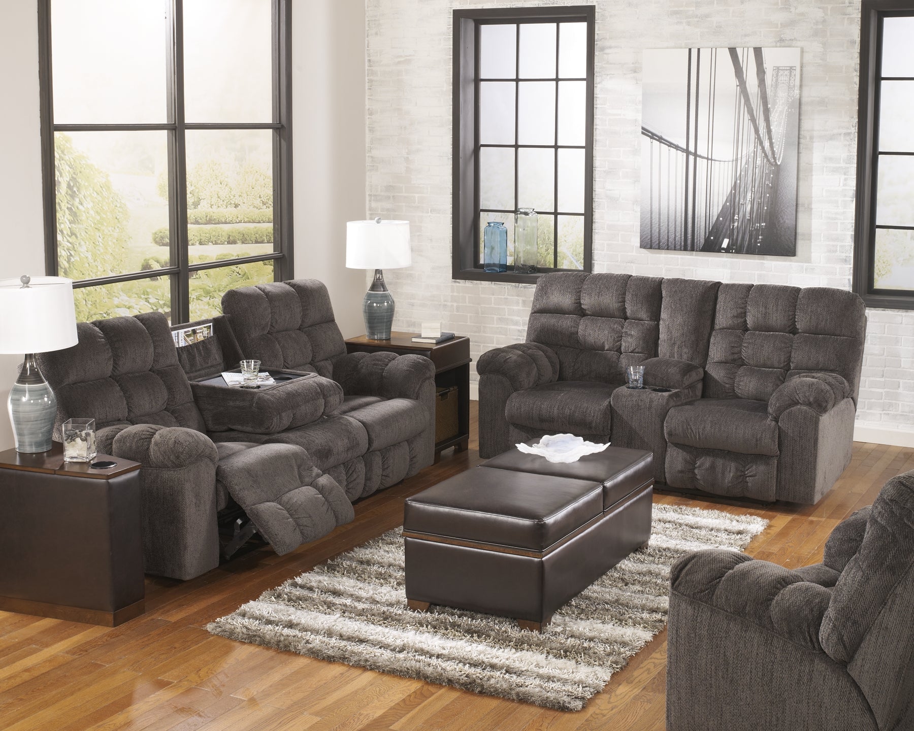 Acieona DBL Rec Loveseat w/Console at Towne & Country Furniture (AL) furniture, home furniture, home decor, sofa, bedding