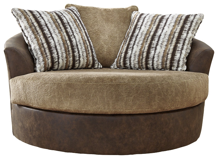 Alesbury Oversized Swivel Accent Chair at Towne & Country Furniture (AL) furniture, home furniture, home decor, sofa, bedding