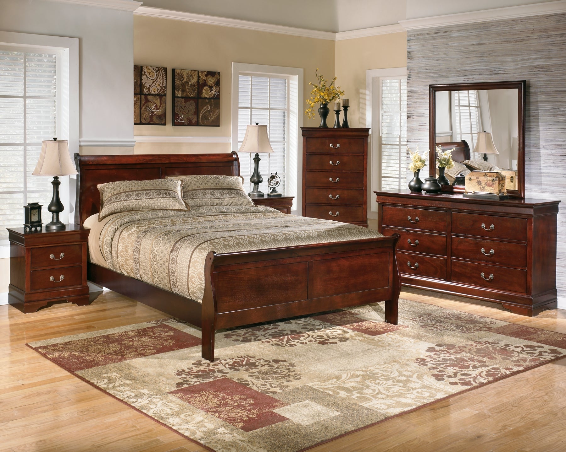 Alisdair Dresser and Mirror at Towne & Country Furniture (AL) furniture, home furniture, home decor, sofa, bedding
