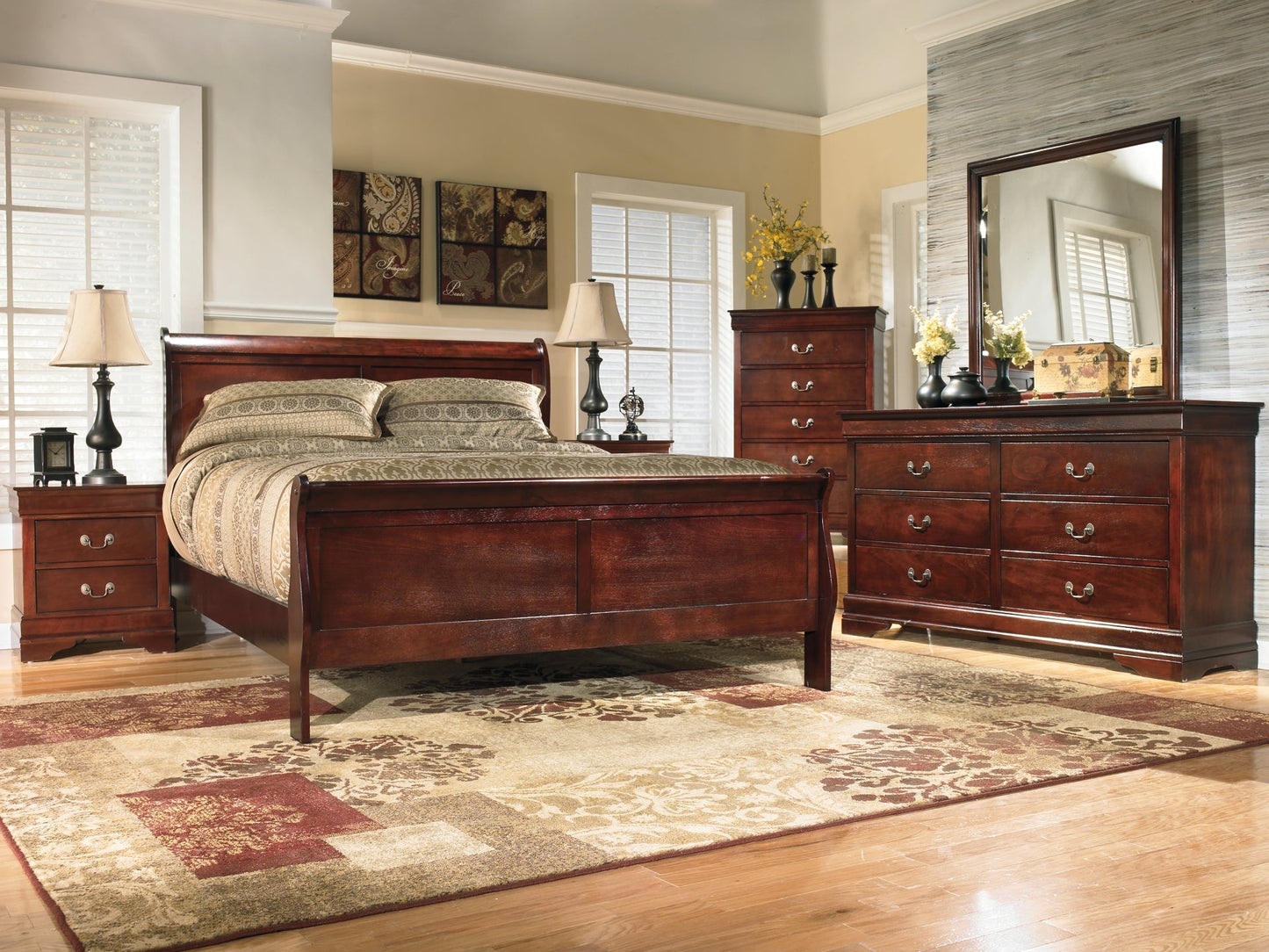 Alisdair Dresser and Mirror at Towne & Country Furniture (AL) furniture, home furniture, home decor, sofa, bedding