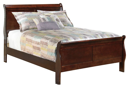 Alisdair Full Sleigh Bed with Mirrored Dresser, Chest and 2 Nightstands at Towne & Country Furniture (AL) furniture, home furniture, home decor, sofa, bedding