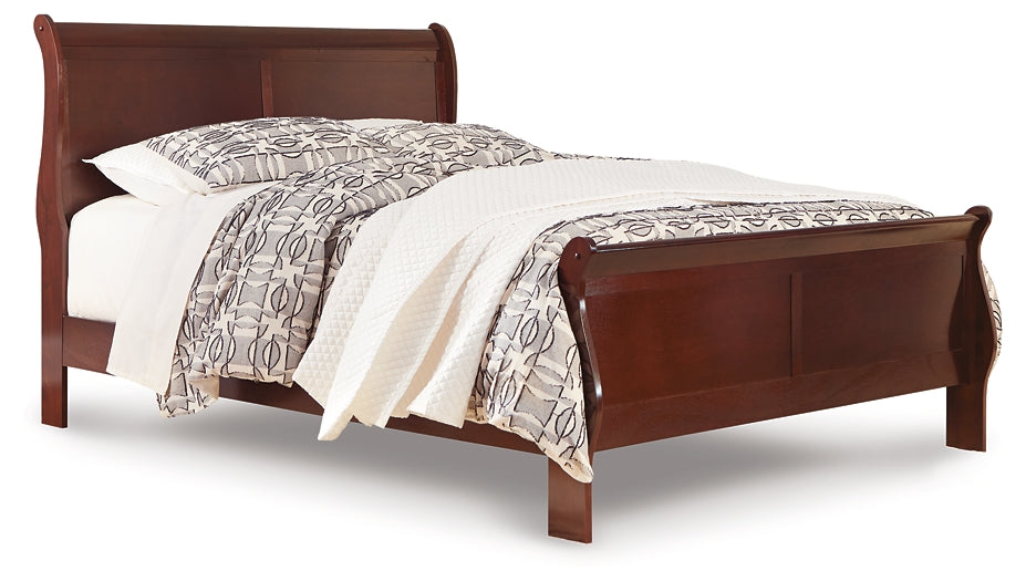 Alisdair King Sleigh Bed with Mirrored Dresser and 2 Nightstands at Towne & Country Furniture (AL) furniture, home furniture, home decor, sofa, bedding