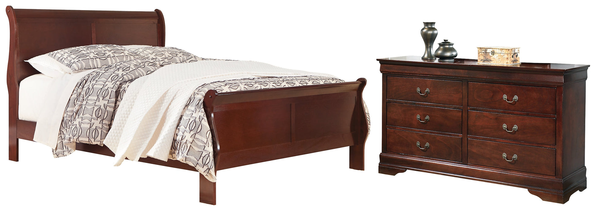 Alisdair  Sleigh Bed With Dresser at Towne & Country Furniture (AL) furniture, home furniture, home decor, sofa, bedding