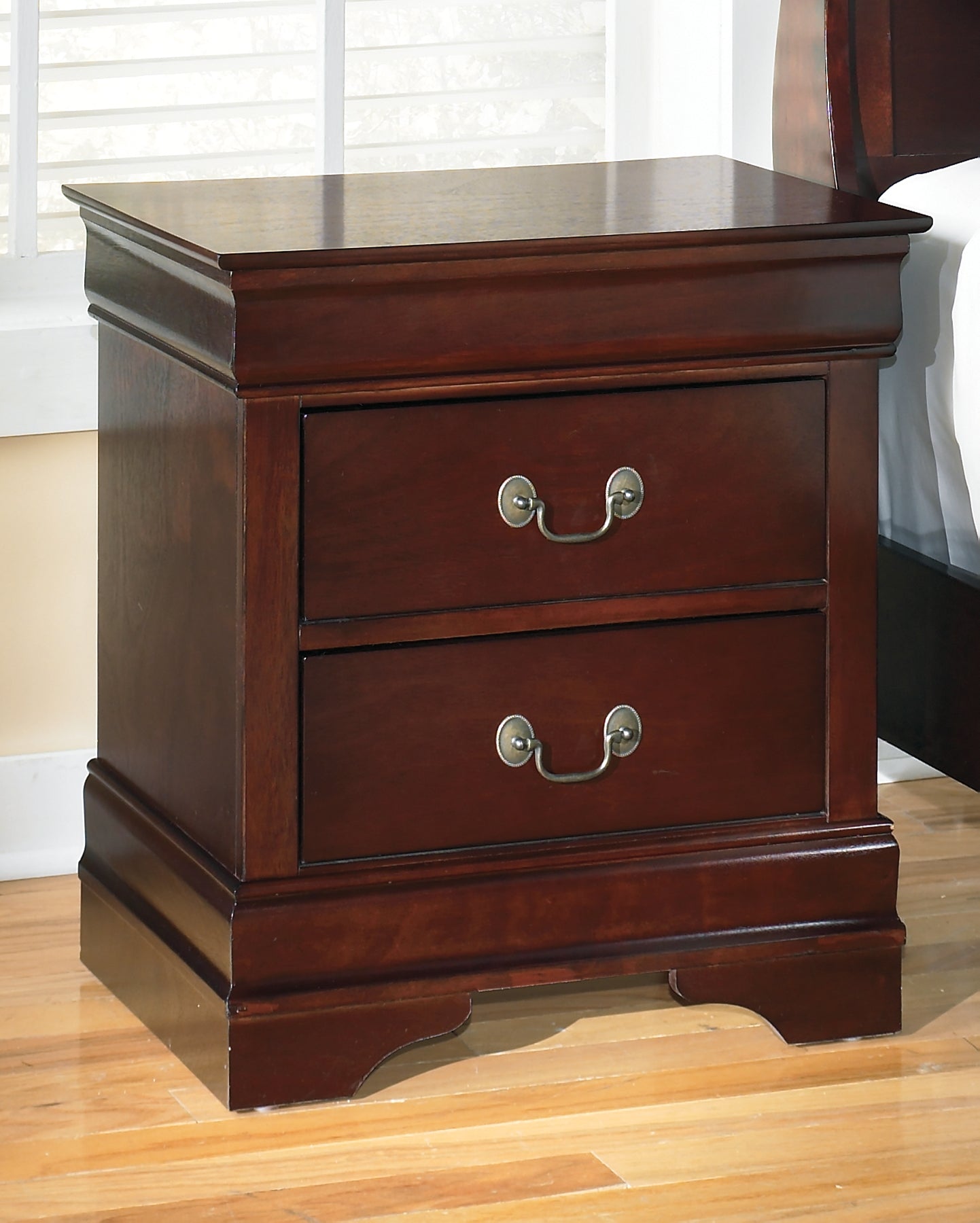 Alisdair Twin Sleigh Bed with Mirrored Dresser and 2 Nightstands at Towne & Country Furniture (AL) furniture, home furniture, home decor, sofa, bedding
