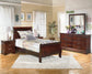 Alisdair Twin Sleigh Bed with Mirrored Dresser and 2 Nightstands at Towne & Country Furniture (AL) furniture, home furniture, home decor, sofa, bedding