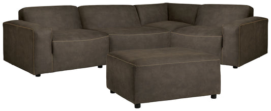 Allena 4-Piece Sectional with Ottoman at Towne & Country Furniture (AL) furniture, home furniture, home decor, sofa, bedding