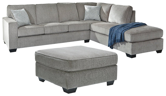 Altari 2-Piece Sectional with Ottoman at Towne & Country Furniture (AL) furniture, home furniture, home decor, sofa, bedding