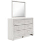 Altyra King Bookcase Headboard with Mirrored Dresser and 2 Nightstands at Towne & Country Furniture (AL) furniture, home furniture, home decor, sofa, bedding