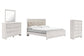 Altyra King Panel Bed with Mirrored Dresser and Chest at Towne & Country Furniture (AL) furniture, home furniture, home decor, sofa, bedding