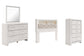 Altyra Queen Bookcase Headboard with Mirrored Dresser and Chest at Towne & Country Furniture (AL) furniture, home furniture, home decor, sofa, bedding
