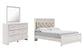 Altyra Queen Panel Bed with Mirrored Dresser at Towne & Country Furniture (AL) furniture, home furniture, home decor, sofa, bedding