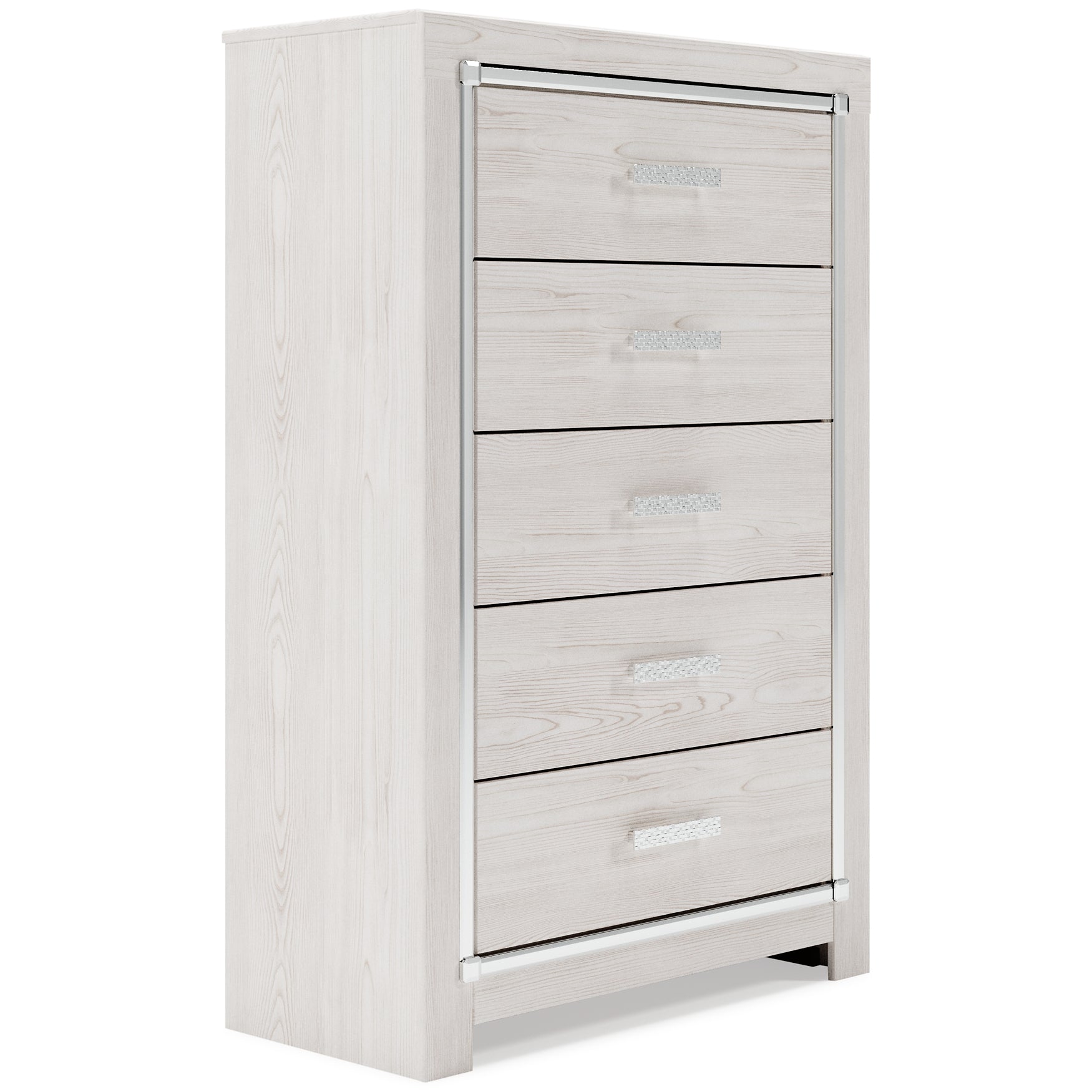 Altyra Queen Panel Bookcase Bed with Mirrored Dresser, Chest and Nightstand at Towne & Country Furniture (AL) furniture, home furniture, home decor, sofa, bedding