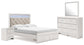 Altyra Queen Upholstered Storage Bed with Mirrored Dresser and Nightstand at Towne & Country Furniture (AL) furniture, home furniture, home decor, sofa, bedding