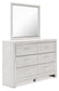 Altyra Queen Upholstered Storage Bed with Mirrored Dresser and Nightstand at Towne & Country Furniture (AL) furniture, home furniture, home decor, sofa, bedding