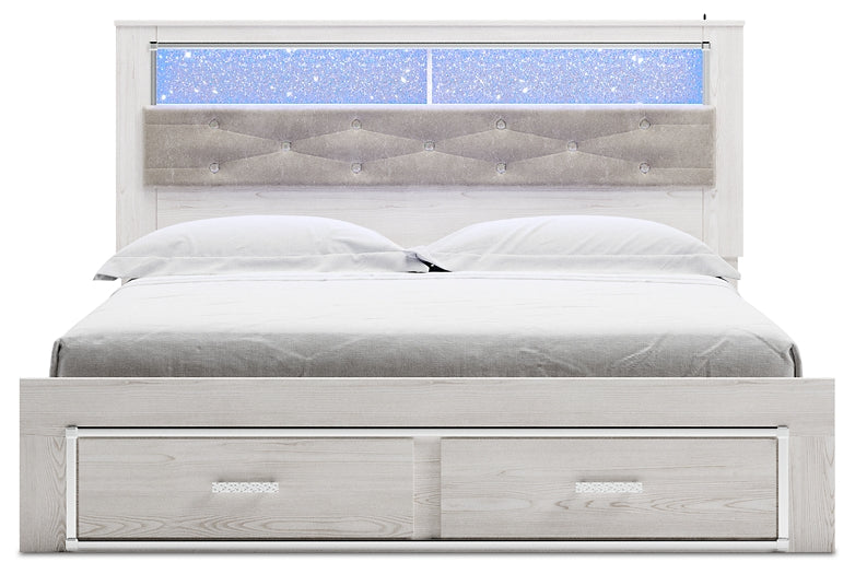 Altyra  Upholstered Bookcase Bed With Storage at Towne & Country Furniture (AL) furniture, home furniture, home decor, sofa, bedding