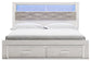 Altyra  Upholstered Bookcase Bed With Storage at Towne & Country Furniture (AL) furniture, home furniture, home decor, sofa, bedding