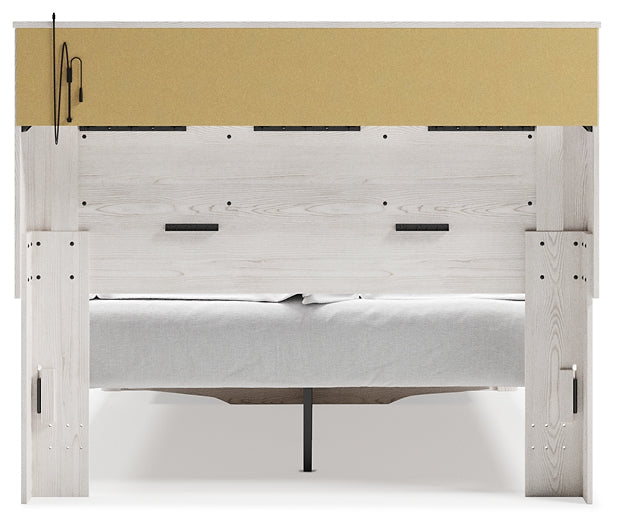 Altyra  Upholstered Bookcase Bed With Storage at Towne & Country Furniture (AL) furniture, home furniture, home decor, sofa, bedding