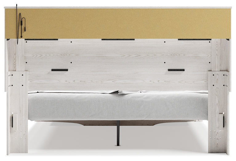 Altyra  Upholstered Bookcase Bed With Storage at Towne & Country Furniture (AL) furniture, home furniture, home decor, sofa, bedding