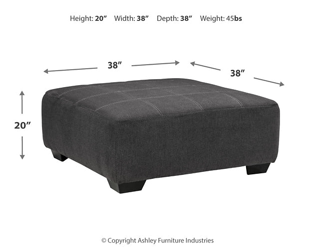 Ambee Oversized Accent Ottoman at Towne & Country Furniture (AL) furniture, home furniture, home decor, sofa, bedding