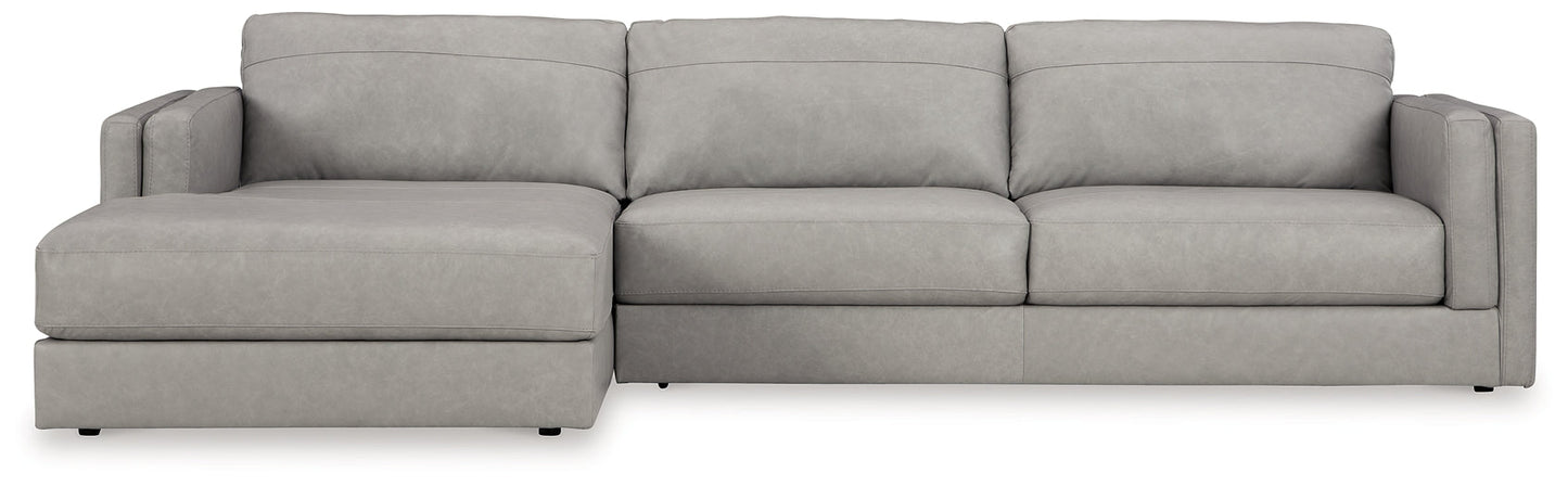 Amiata 2-Piece Sectional with Ottoman at Towne & Country Furniture (AL) furniture, home furniture, home decor, sofa, bedding