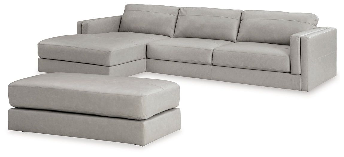 Amiata 2-Piece Sectional with Ottoman at Towne & Country Furniture (AL) furniture, home furniture, home decor, sofa, bedding