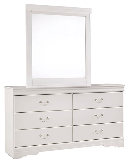 Anarasia Dresser and Mirror at Towne & Country Furniture (AL) furniture, home furniture, home decor, sofa, bedding