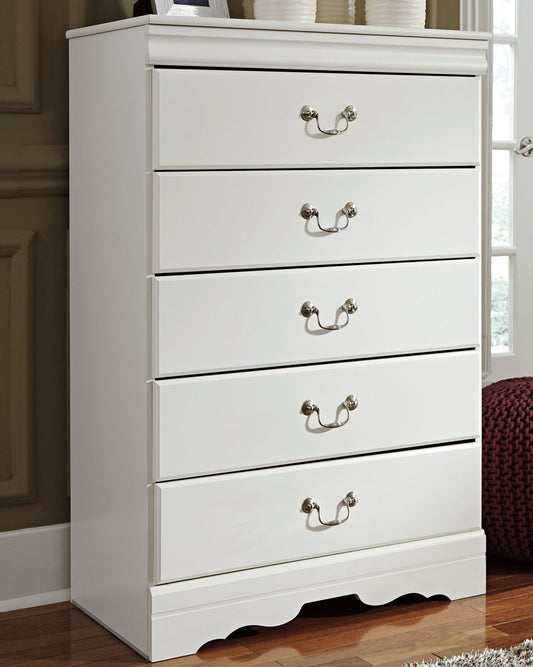 Anarasia Five Drawer Chest at Towne & Country Furniture (AL) furniture, home furniture, home decor, sofa, bedding