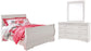Anarasia Full Sleigh Bed with Mirrored Dresser at Towne & Country Furniture (AL) furniture, home furniture, home decor, sofa, bedding
