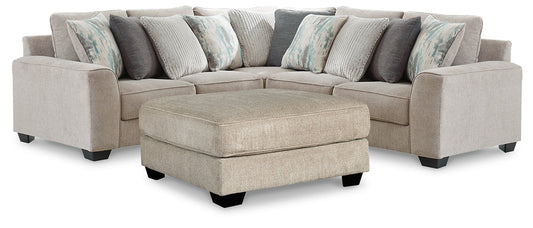 Ardsley 3-Piece Sectional with Ottoman at Towne & Country Furniture (AL) furniture, home furniture, home decor, sofa, bedding