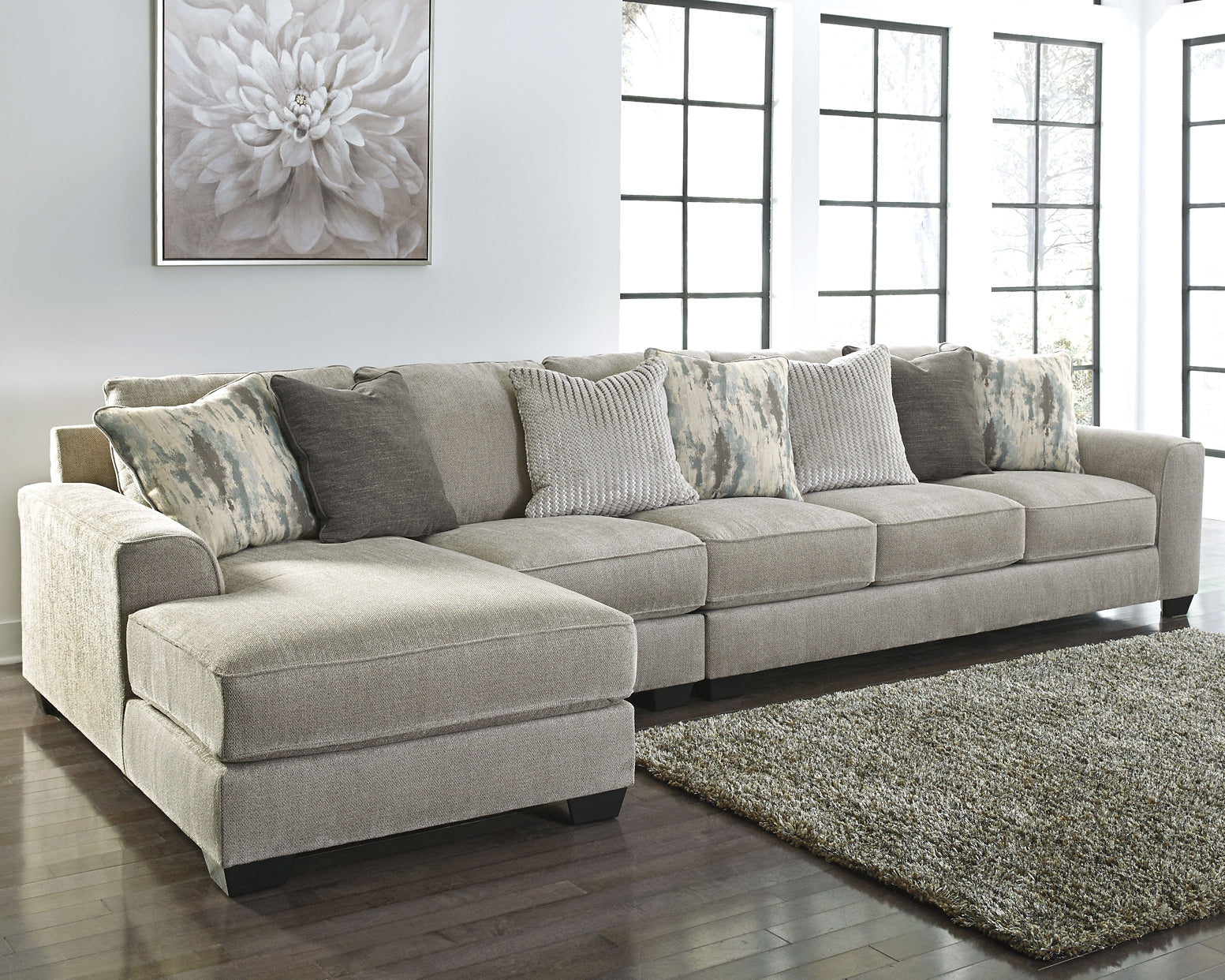 Ardsley 3-Piece Sectional with Ottoman at Towne & Country Furniture (AL) furniture, home furniture, home decor, sofa, bedding