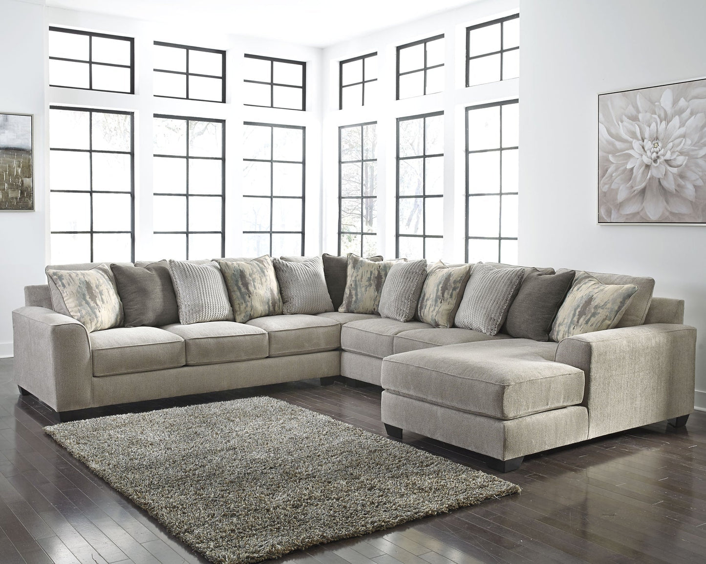 Ardsley 4-Piece Sectional with Chaise at Towne & Country Furniture (AL) furniture, home furniture, home decor, sofa, bedding