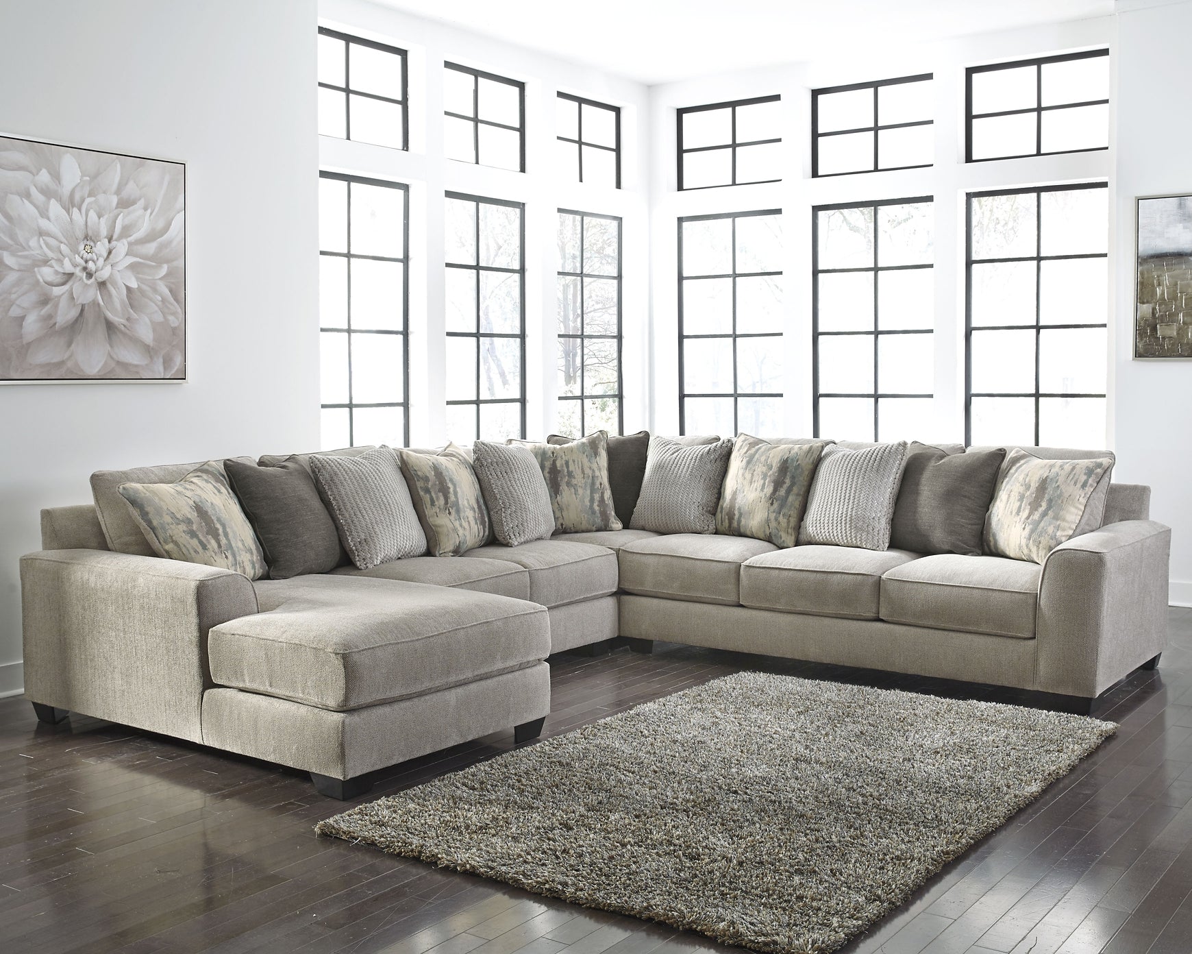 Ardsley 4-Piece Sectional with Chaise at Towne & Country Furniture (AL) furniture, home furniture, home decor, sofa, bedding