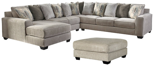Ardsley 4-Piece Sectional with Ottoman at Towne & Country Furniture (AL) furniture, home furniture, home decor, sofa, bedding